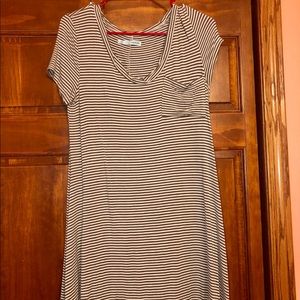 Striped T Shirt Dress